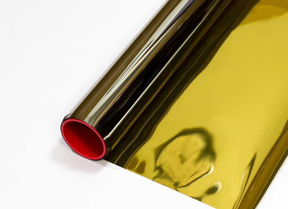 Зеркальная солнцезащитная пленка NOVA gold-silver